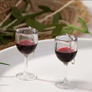 Elegant Wine Glass Earrings